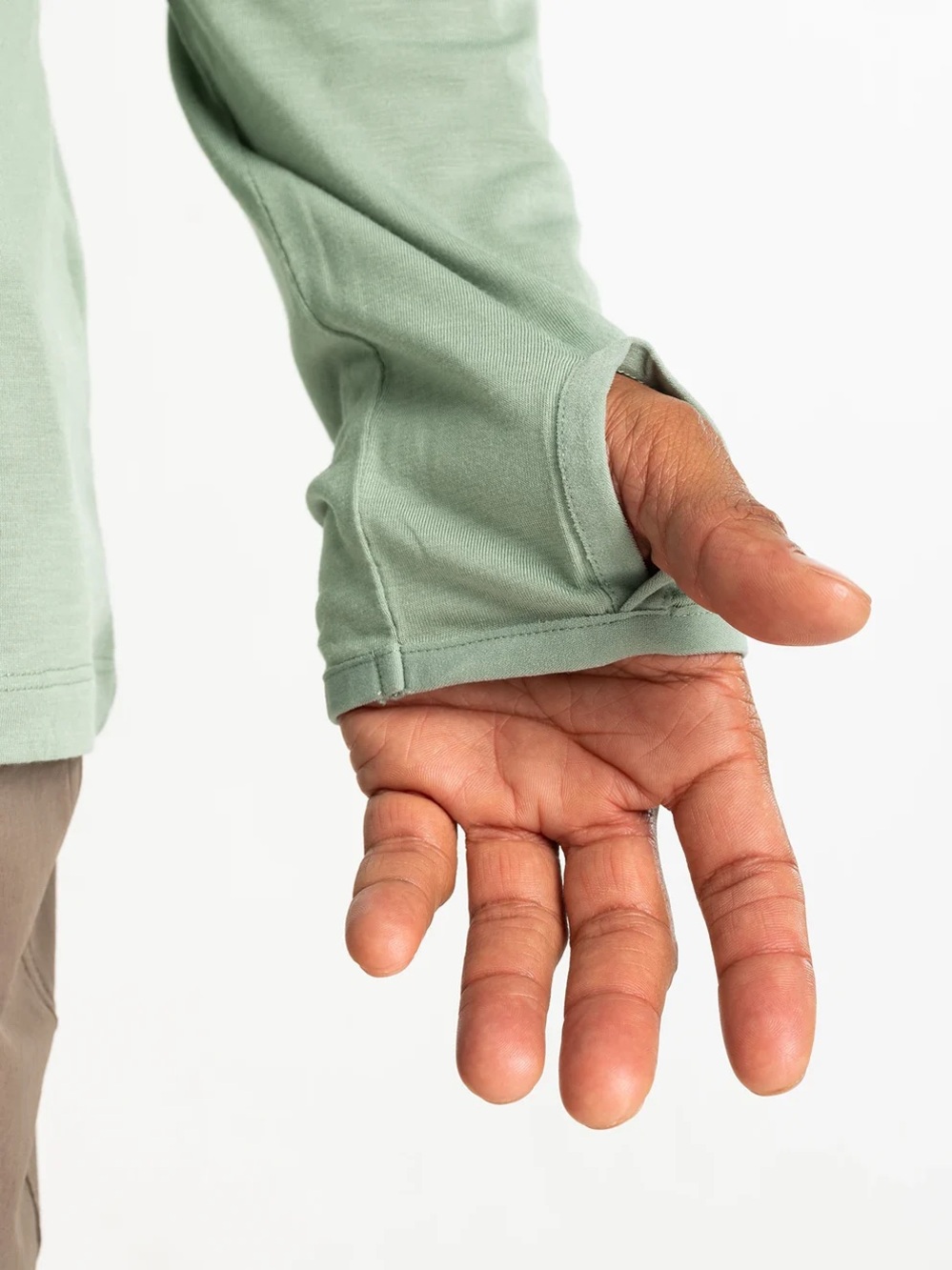 Men's Bamboo Lightweight Hoodie Free Fly - Picture 6 of 8